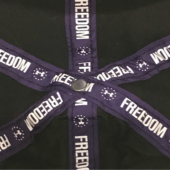 Under Armour Adjustable Snapback Black Freedom Ball Cap - Picture 13 of 14